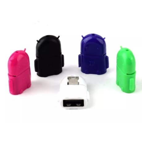Mini adaptador OTG para celular micro USB android V8