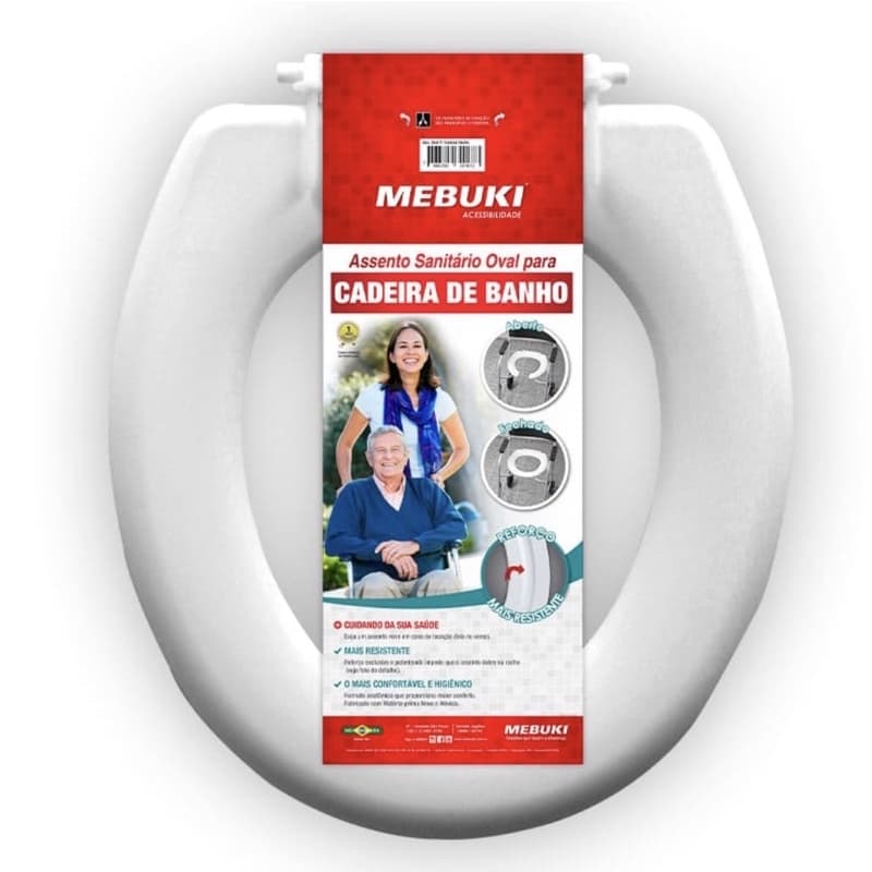 Assento cadeira de banho fechado mebuki