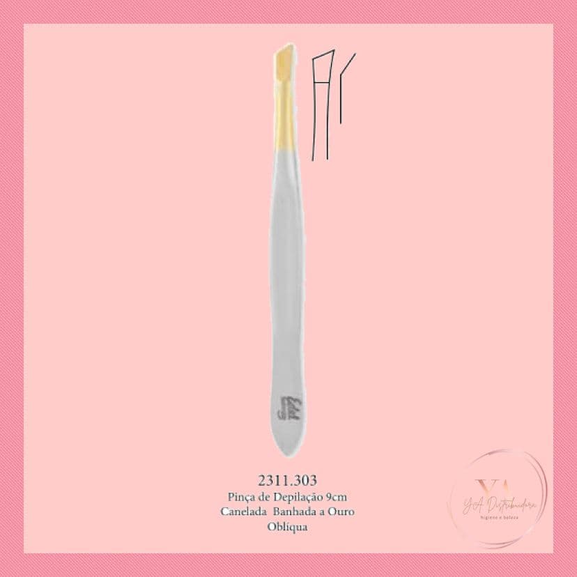 Pinça Edel Solingen Canelada Oblíqua 9cm ref: 2311.303