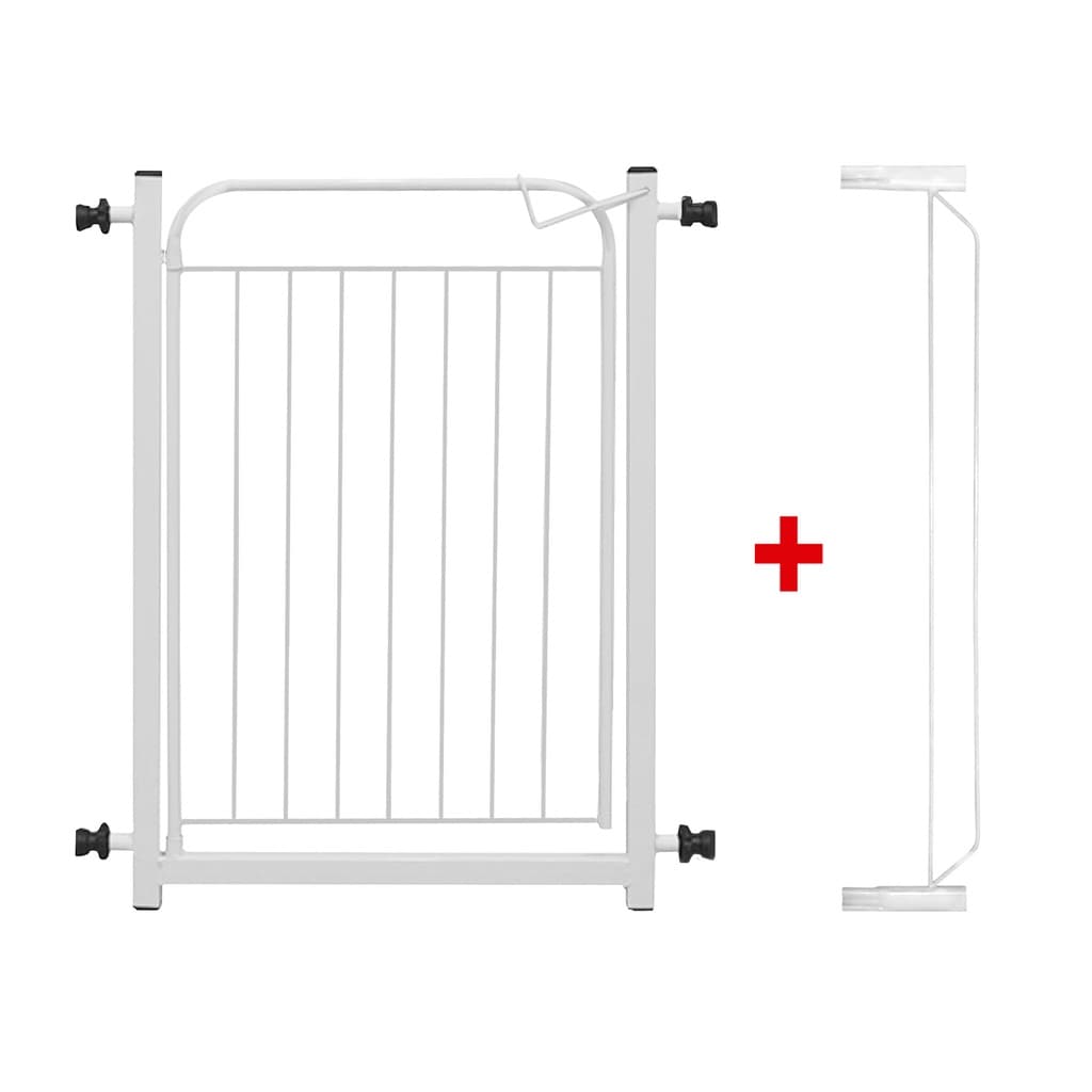 Portão de Segurança POP Grade Pet cães e crianças com alongador de 10cm