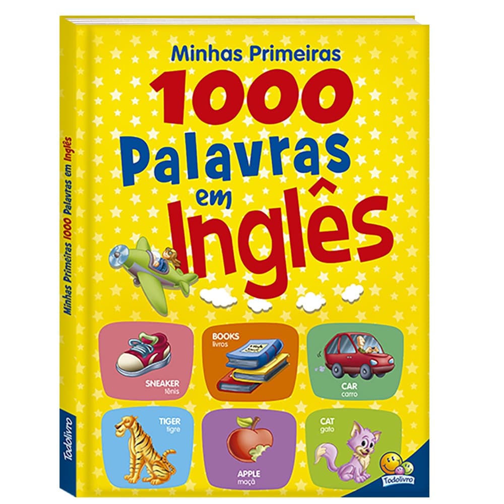 Livro Minhas Primeiras 1.000 Palavras Em Ingles - Capa Almofadada