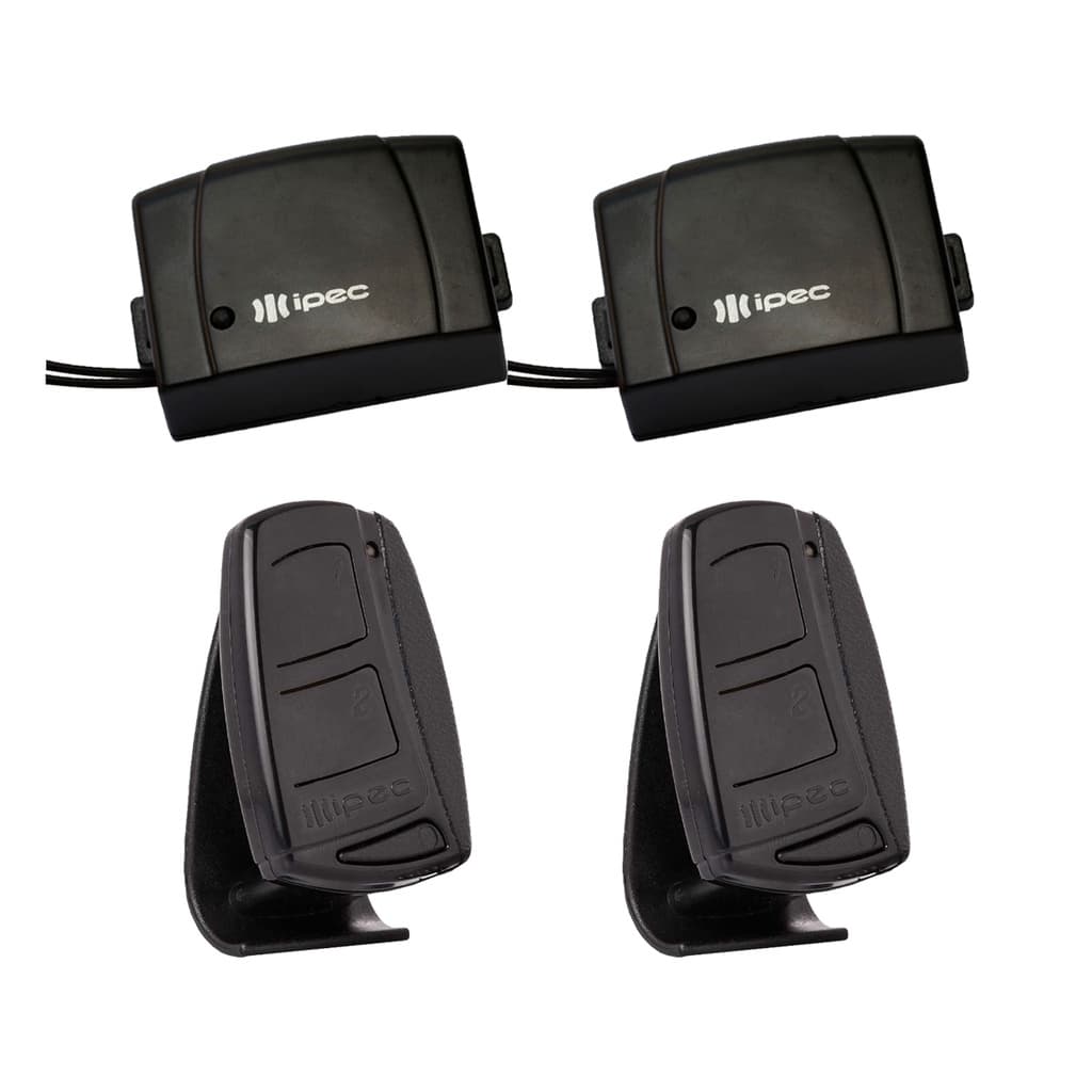 Kit 2 Controle Portão Eletrônico + 2 Tx Car Mini 433 Mhz Carro Moto PPA RCG Garen SEG Unisystem Acton