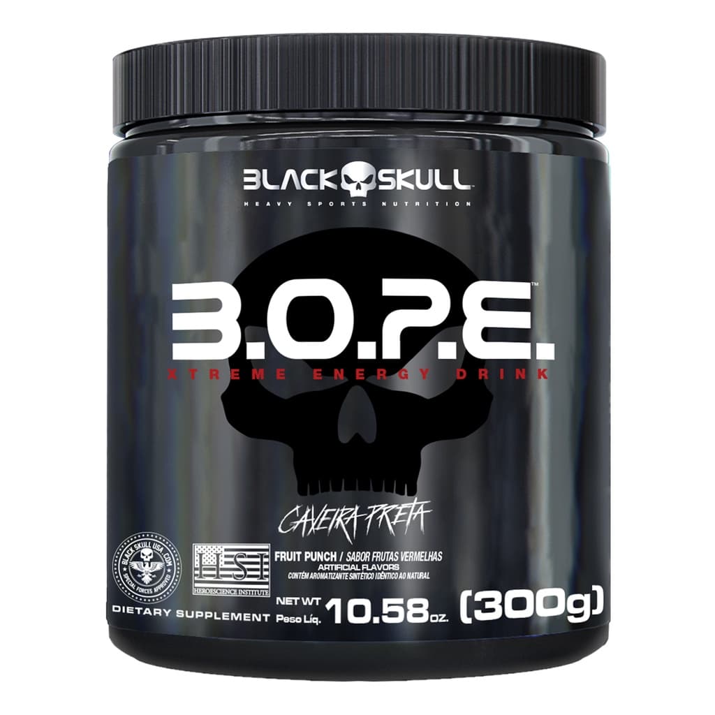 BOPE 300g Pre Treino - Black Skull