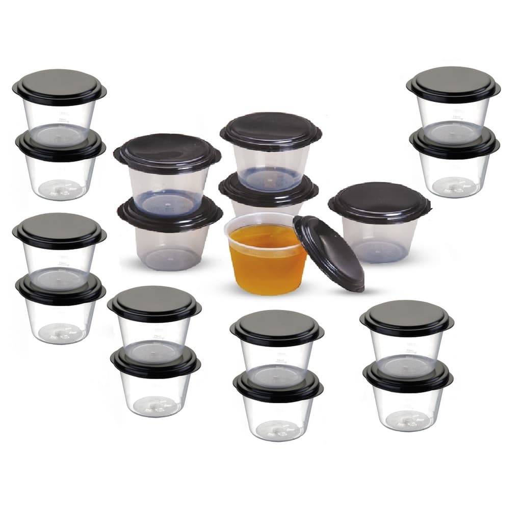 24 Potes Gelatina e Papinha 100 ml - BPA Free