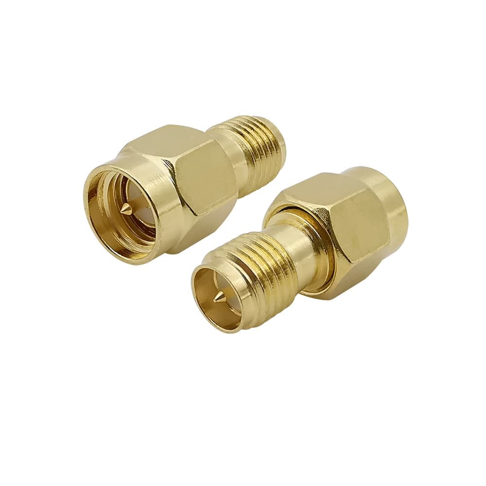 conector Adaptador Sma Macho Para Rp-sma Fêmea