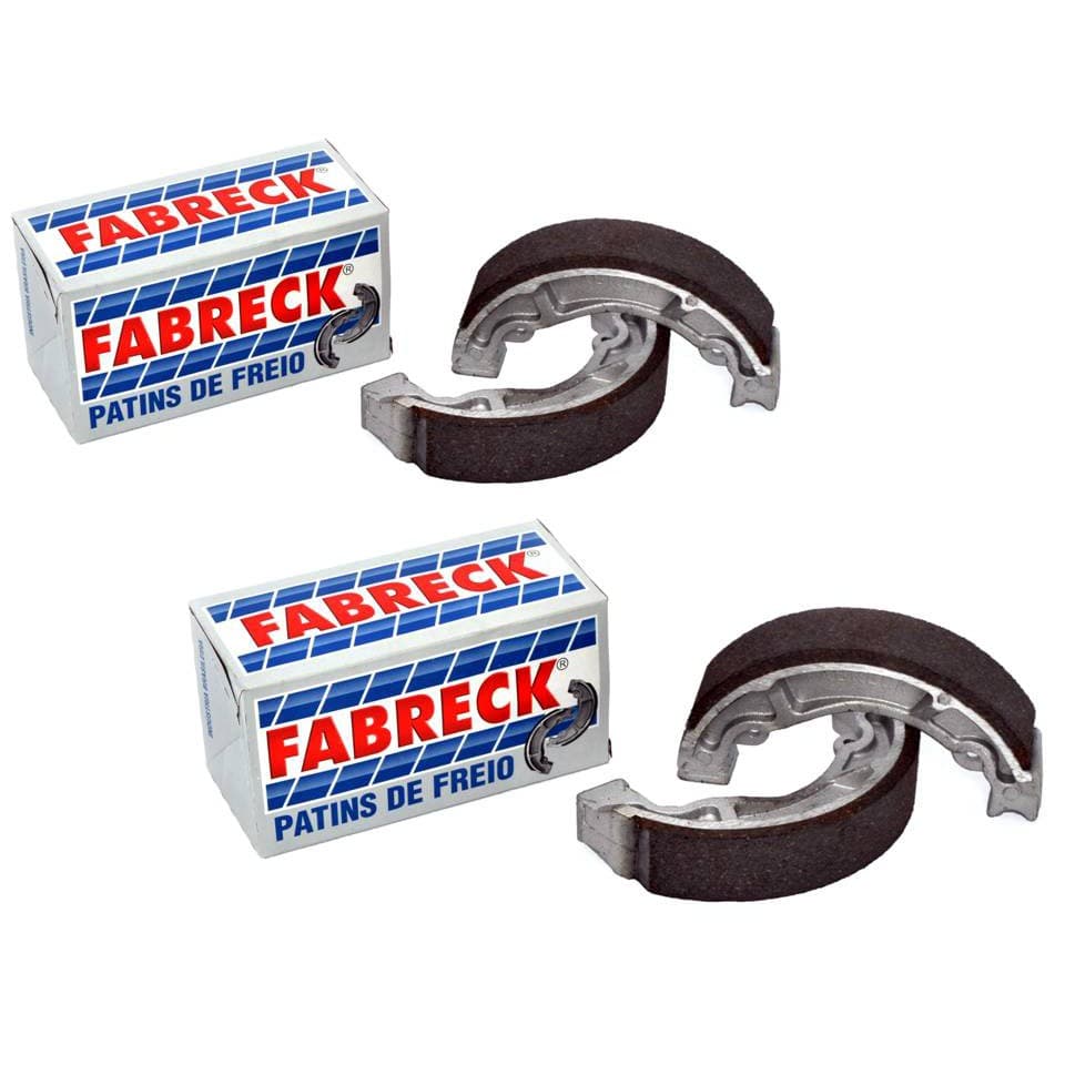 jogo Lonas Freios Dianteiro E Traseiro Para biz C100+ 2003