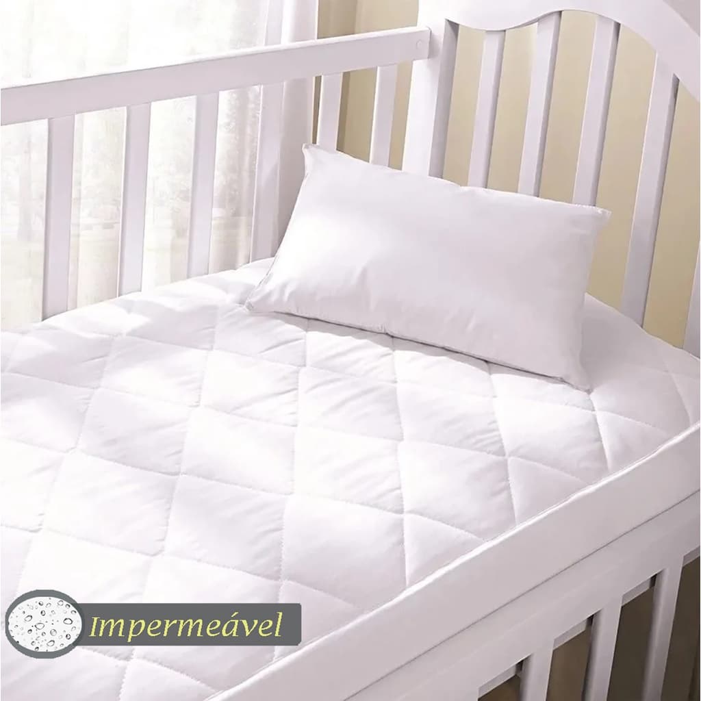 Capa Protetora Colchao Impermeavel  Para Berço 2 Peças Matelado