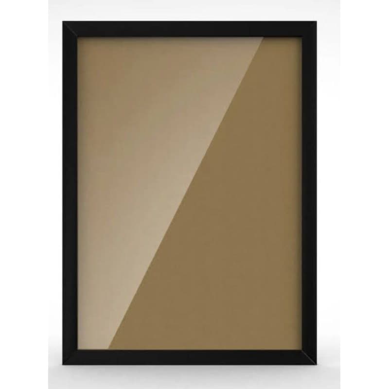 1 moldura A4 30x21 (PRETA) com acetato