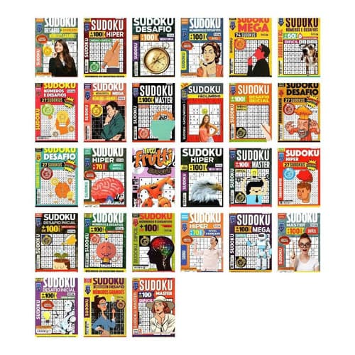 kit 27 Revistas Passatempo Sudoku  - Sem Repetição