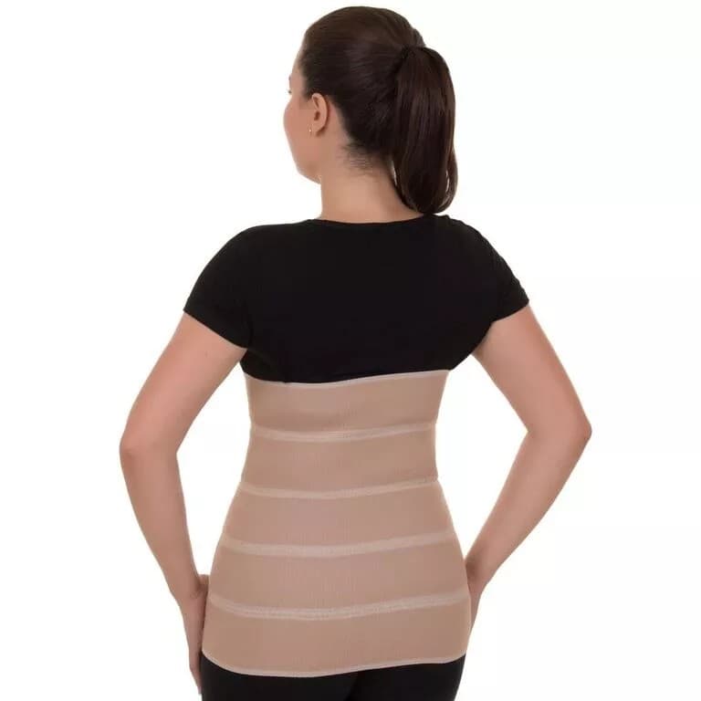 Faixa Abdominal Pós Cirurgica Unissex 5 Gomos/painéis Pmg 90cm