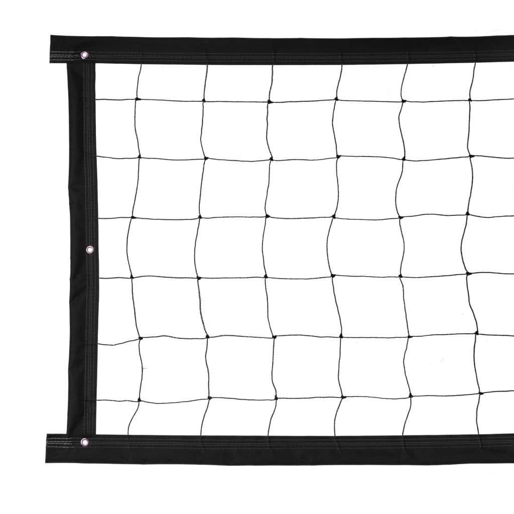 Rede de vôlei colorida 7 metros Evo Sports 4 faixas preta