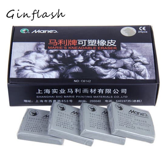 1pç Borracha De Arte Infantil Flexível Kneadable Skech Faber Castell Maries Profissional