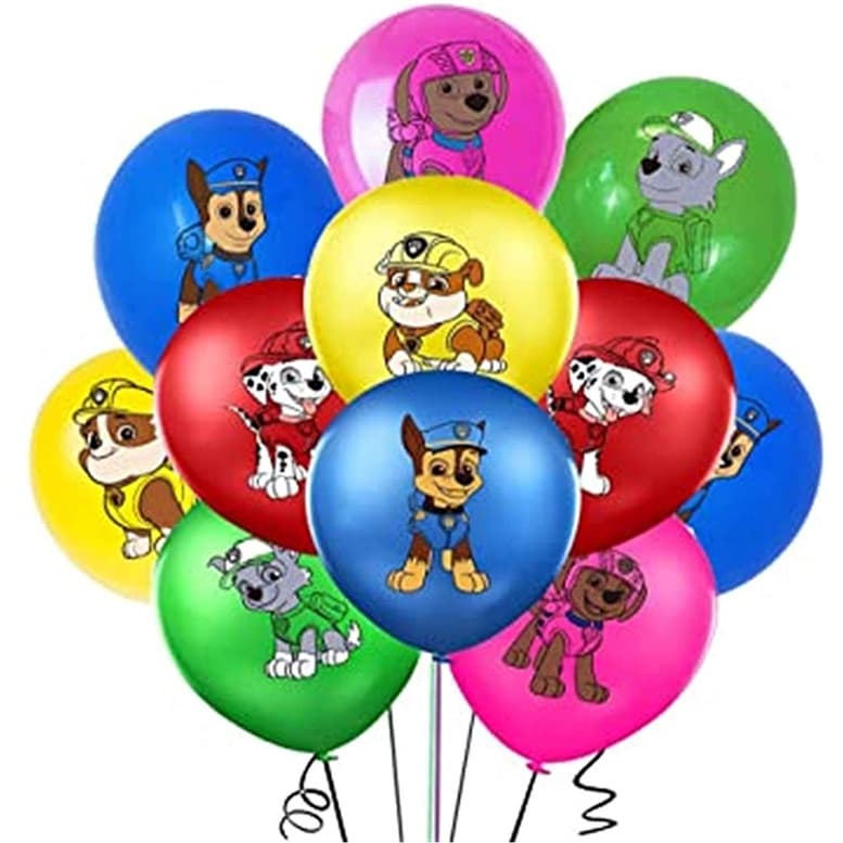 10 Pcs 12 Polegada Patrulha Canina Balão De Látex Decoração Do Partido Brinquedos Para Crianças