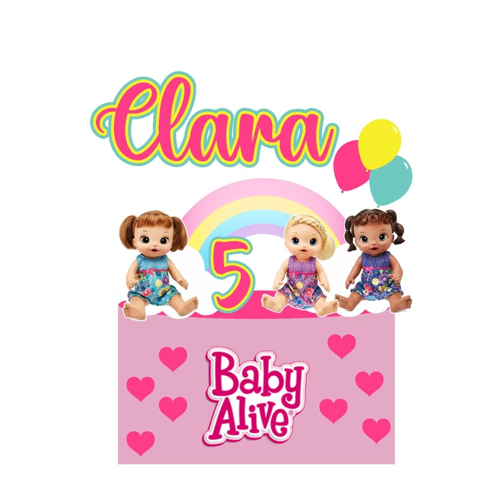 TOPO DE BOLO BABY ALIVE