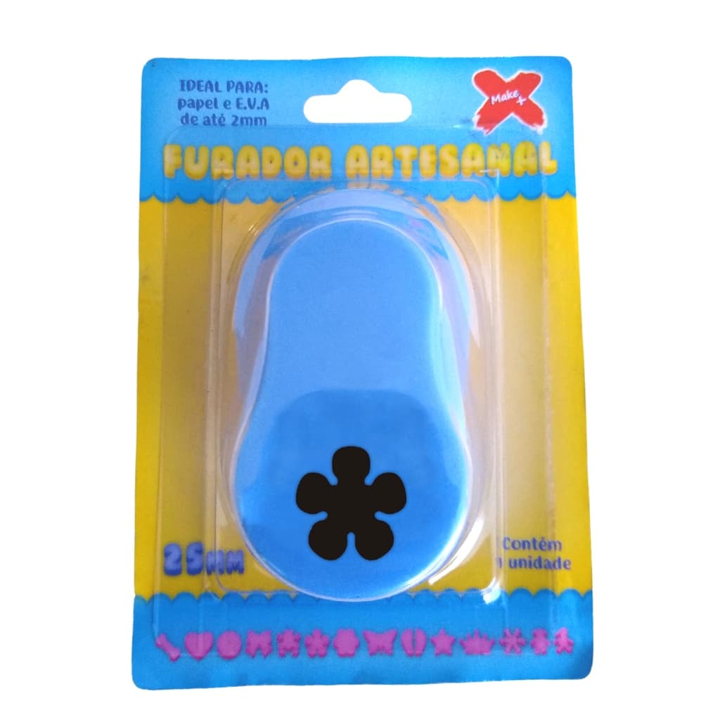 Cortador Perfurador Papel E Eva - Flor Hélice - 25mm