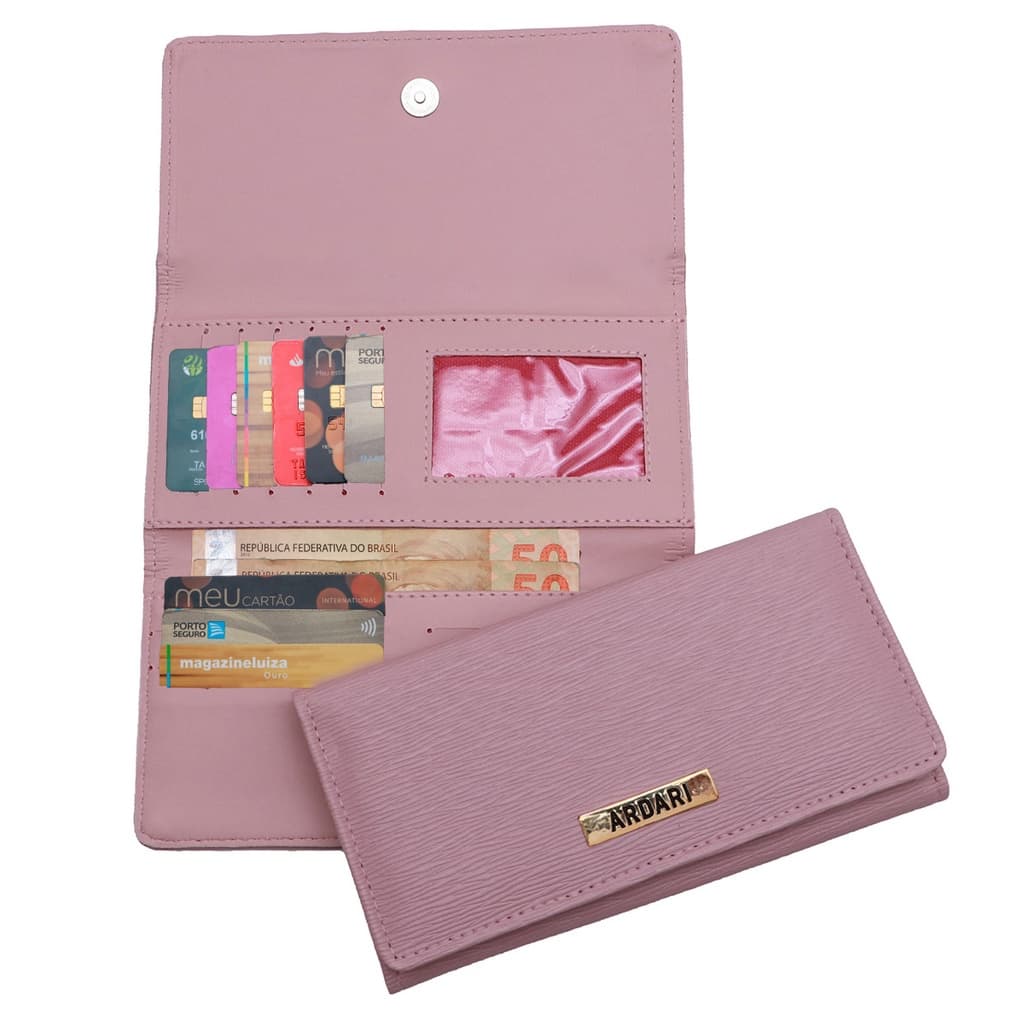 Carteira de mão feminina com porta documento oferta exclusiva Ardari