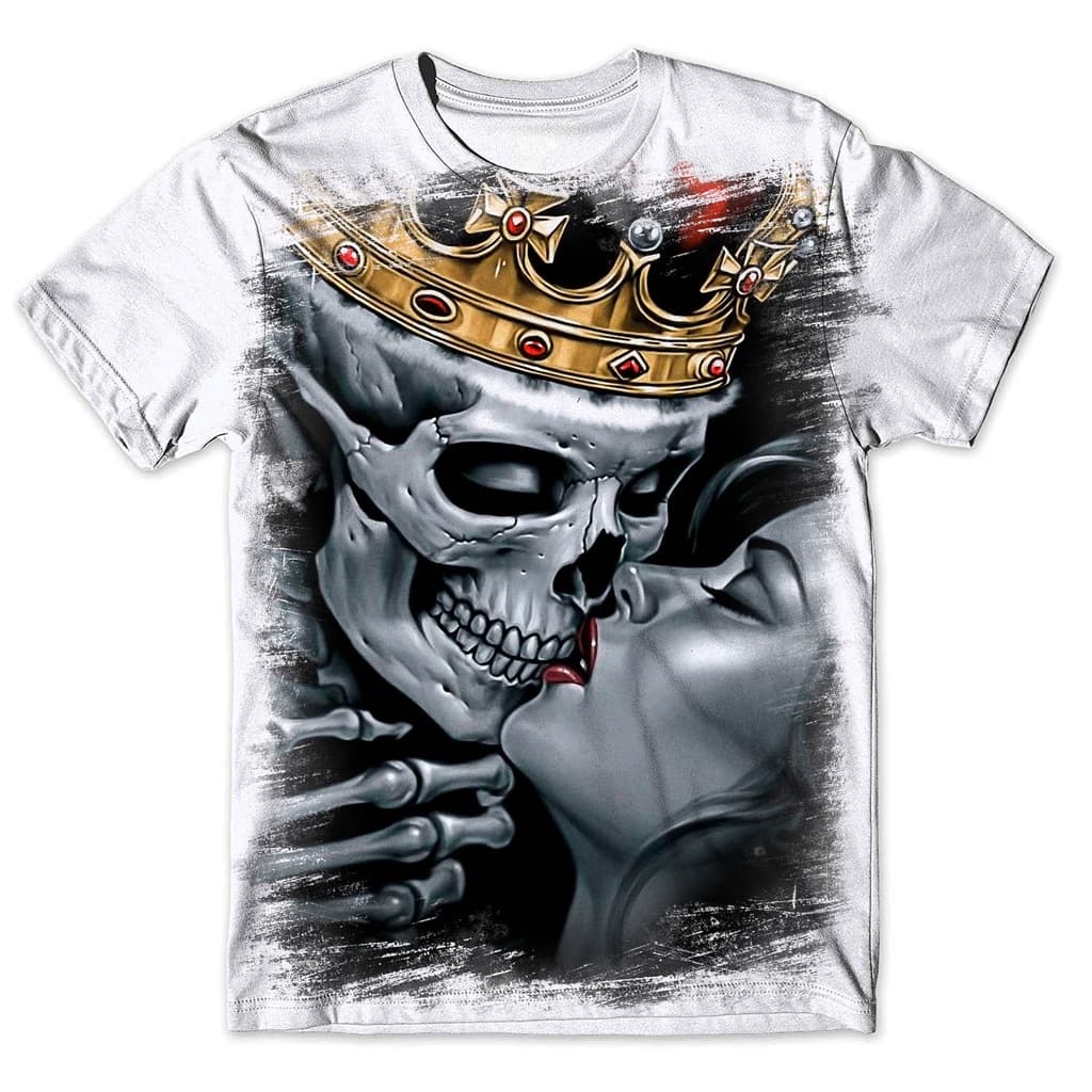Camisa Camiseta Masculina Caveira 61