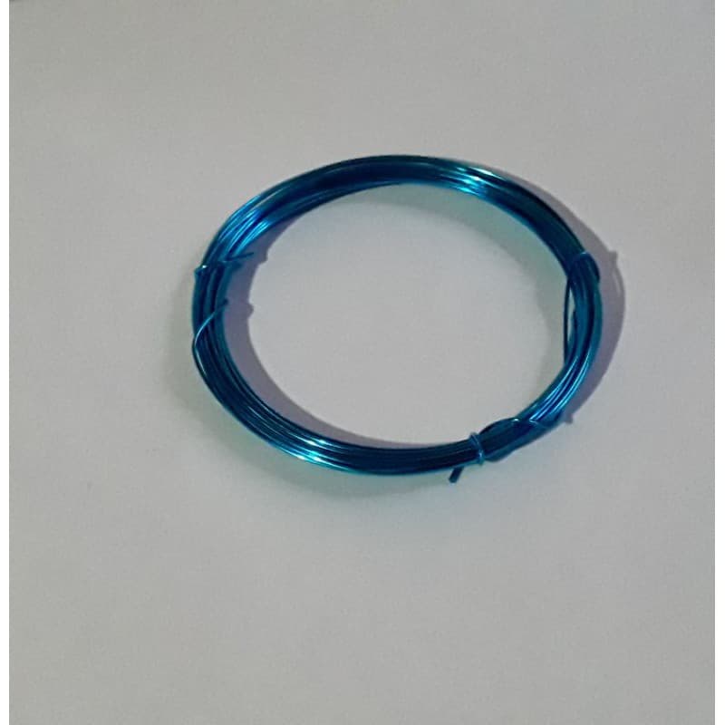 3 Arames Artesanato De Alumínio 0.7 - 5 Metros- Cor - Azul