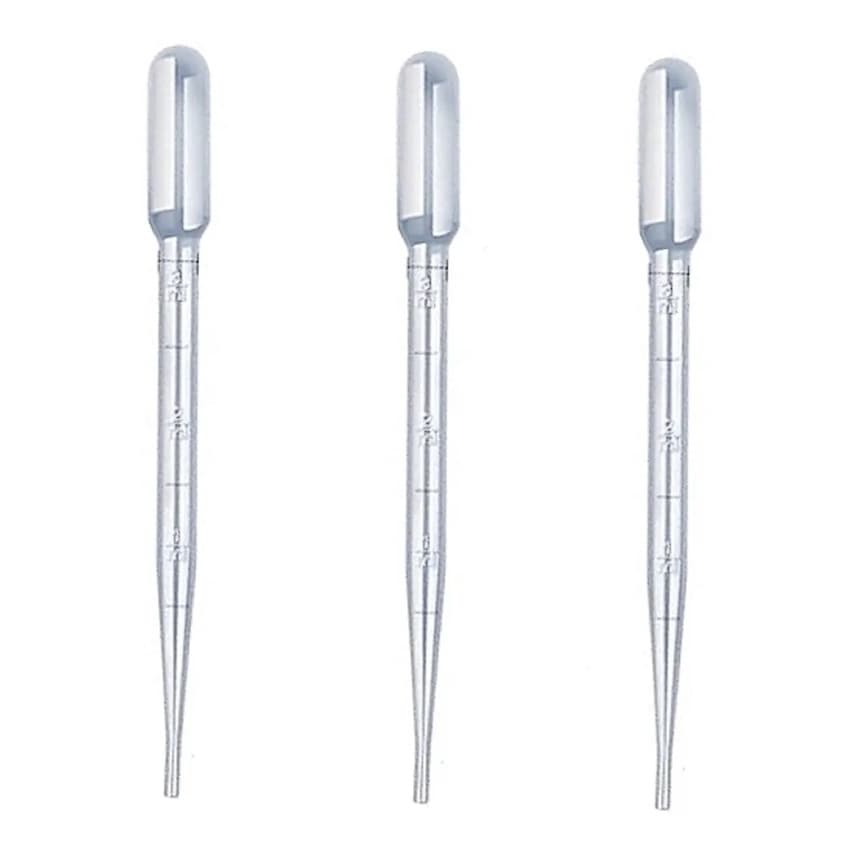 Pipeta Pasteur Plastica 3ml - 10 Unidades