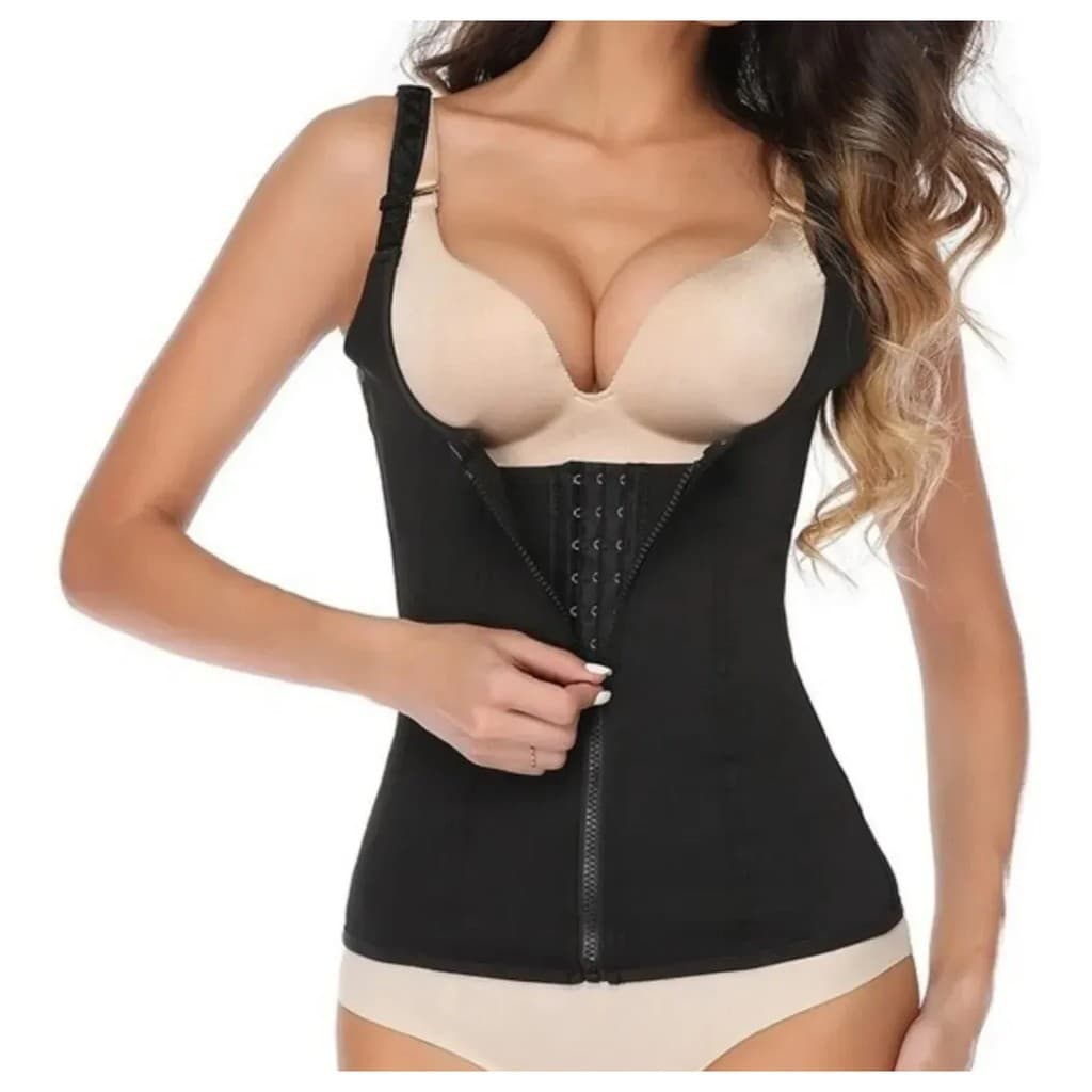 Cinta Ajustável Modeladora Colete Abdominal Feminina C/ Alça