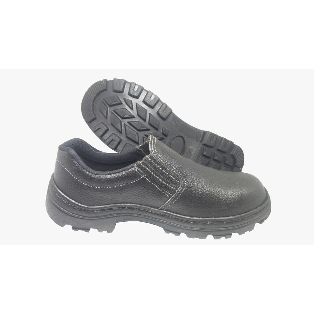 Sapato elastico couro natural De Segurança Brasfort Com Bico Pvc