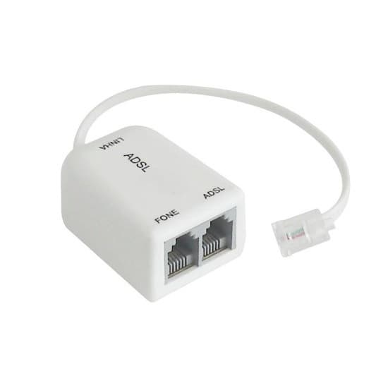 FILTRO DE LINHA TELEFONE ADSL DUPLO FILTRO INTERNET