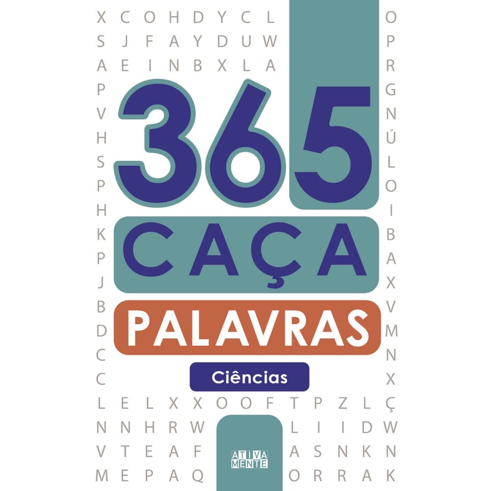 Livro - 365 caça-palavras - Ciências - Capa comum - Ativamente