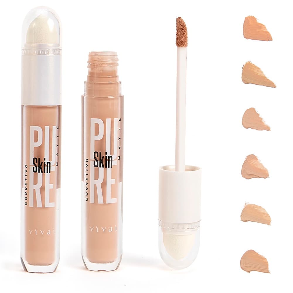 Corretivo Liquido Matte Pure Skin Vivai