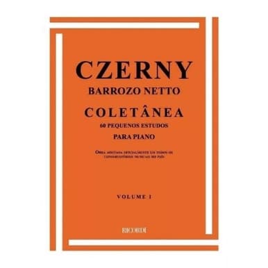 Metodo Czerny B. Netto p/ Piano - 60 peq. estudos - Vol 1