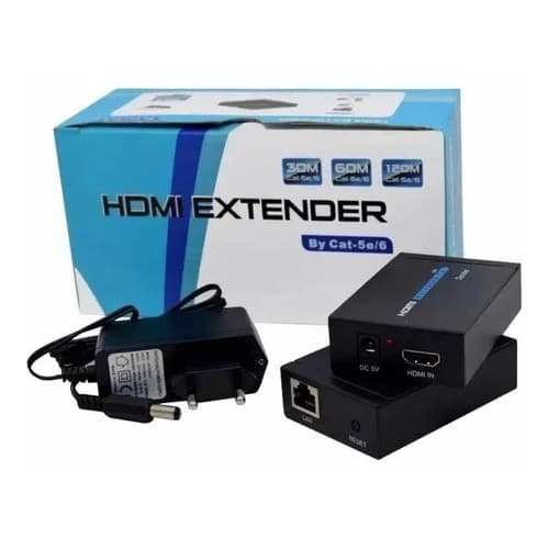 Extender Hdmi 60m Extensor Hdmi 60m Cabo De Rede