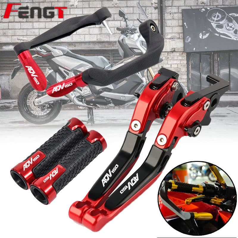 Para Honda ADV150 ADV160 2019-2023 Modificado Liga De Alumínio CNC De Alta Qualidade Ajustável Em 6 Estágios Alavanca De