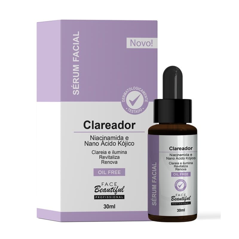 Sérum Facial Clareador Oil Free Face Beautiful 30ml