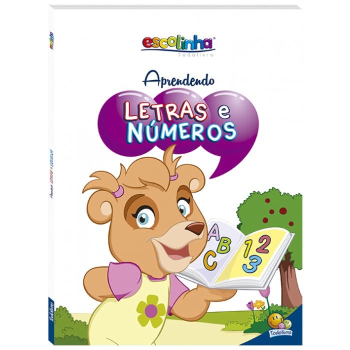 Livro Alfabetização Caligrafia Didático Infantil Letras e Números