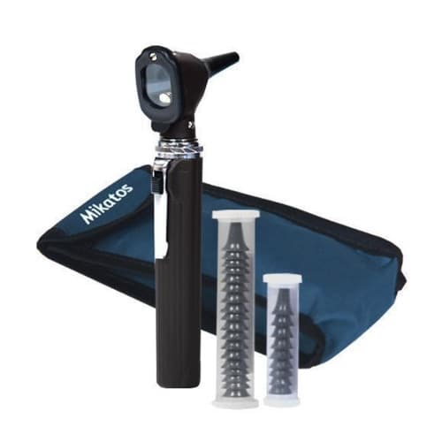 Otoscópio Mini Mikatos Led - 1 Ano Garantia
