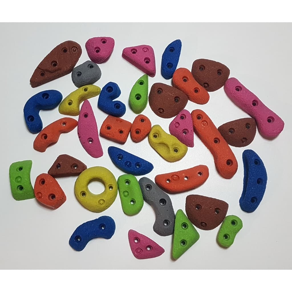 Kit 35 Agarras Pequenas para Escalada