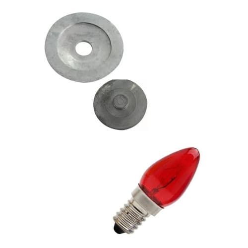 Reparo 3 Vulcanizador: Guia Pequena + Grande + Lâmpada