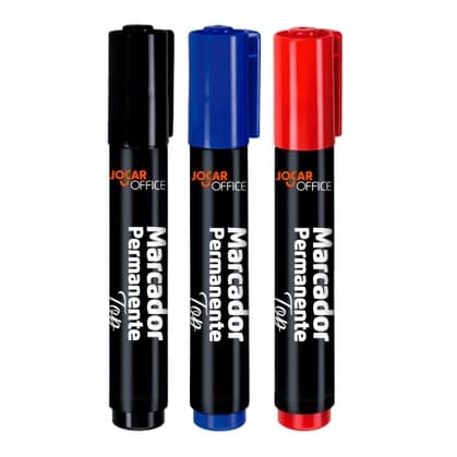 Pincel Marcador Permanente  Jocar Office-3 UNIDADES