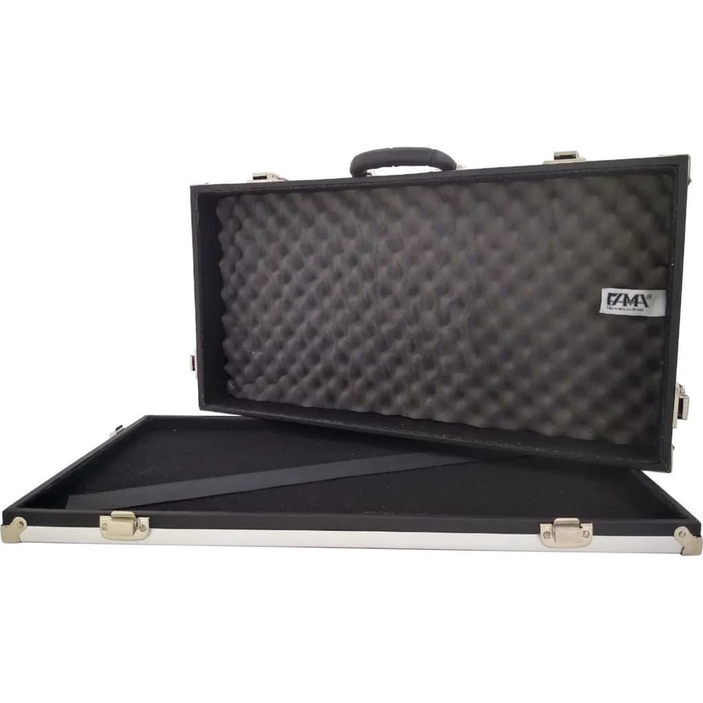 Case Pedais Pedaleiras Gt 3/6/9/10/100 Me30/m70/80/1000 Com Logo Boss Bordado Profissional Sintético na cor preta PedaiS