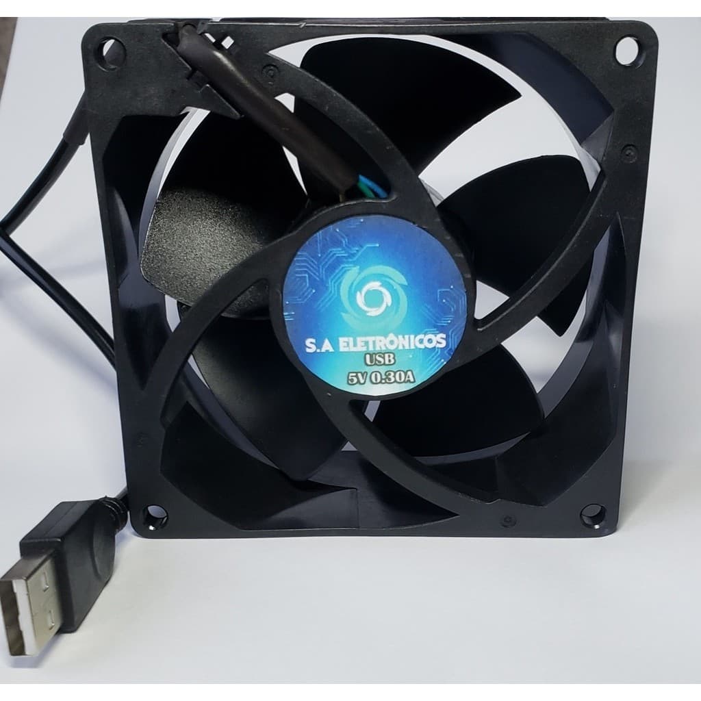 Cooler Ventoinha Usb 90x90x40mm5v Para Resfriamento 8c