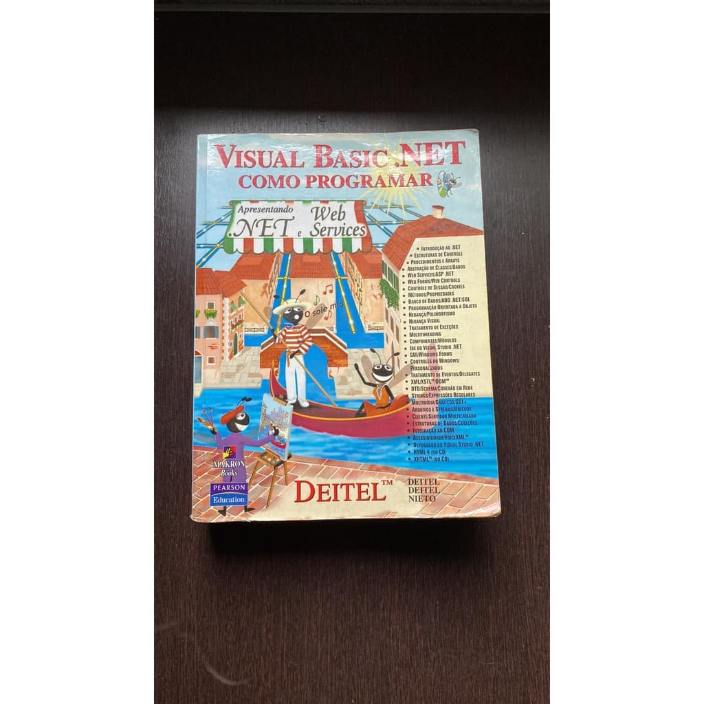livro visual basic net, como programar, h. m. deitel e outros, ed pearson education