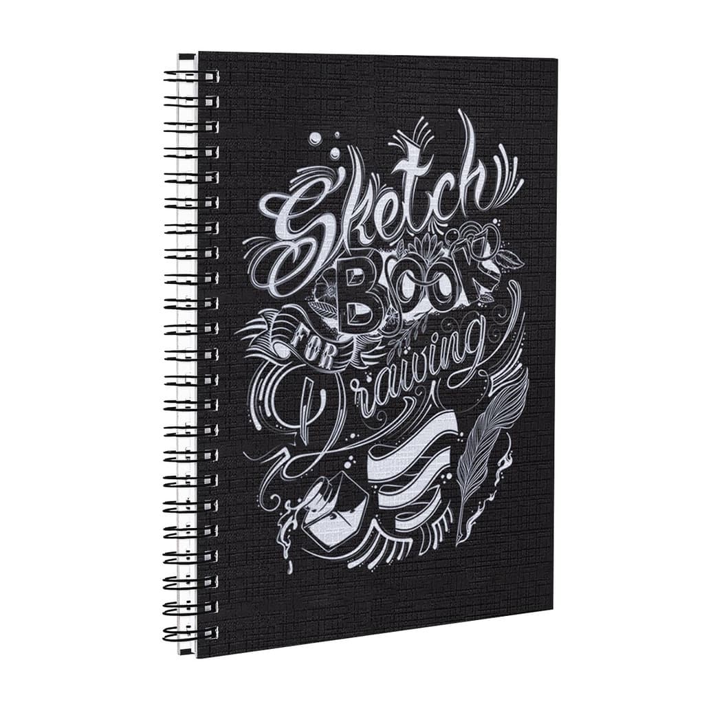 Sketchbook Caderno Desenho 100 Págs 50 Folhas A4 180g