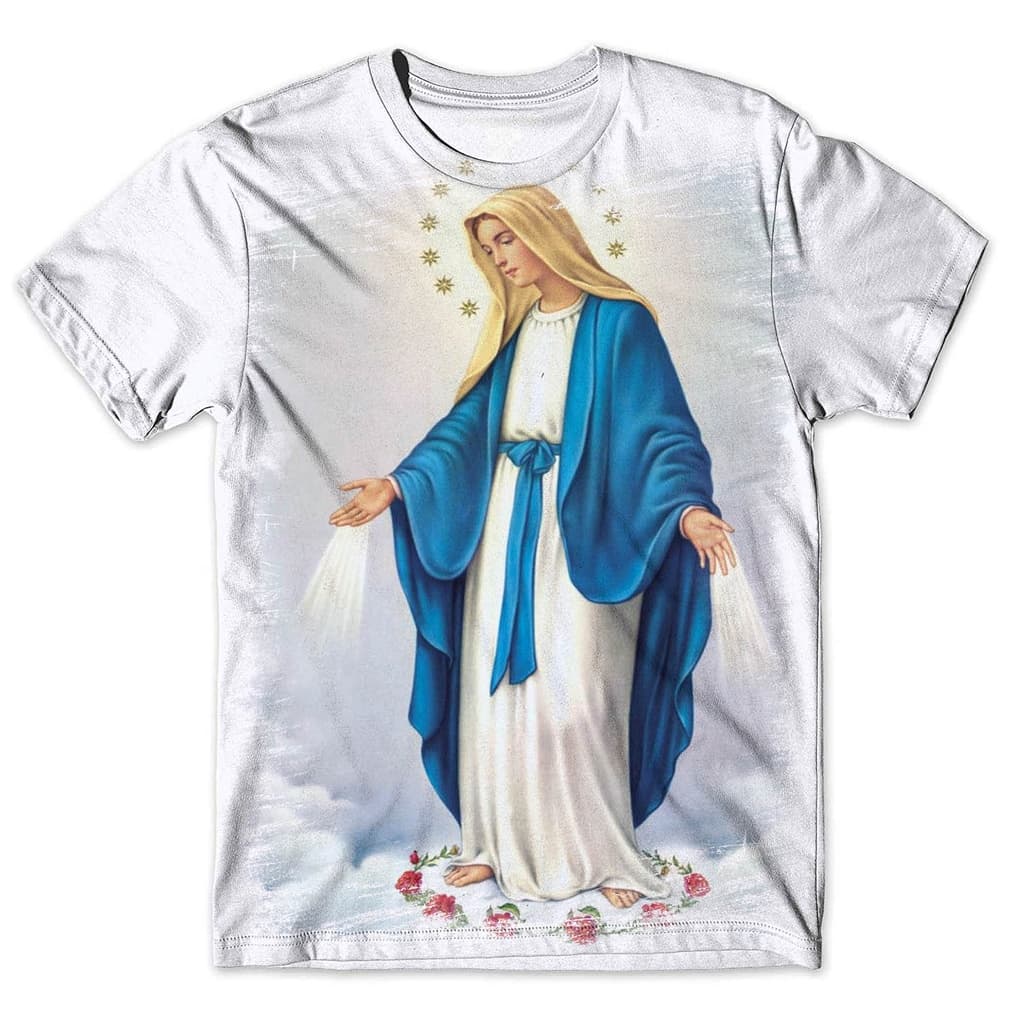 Camisa Camiseta Masculina Nossa Senhora Aparecida 38