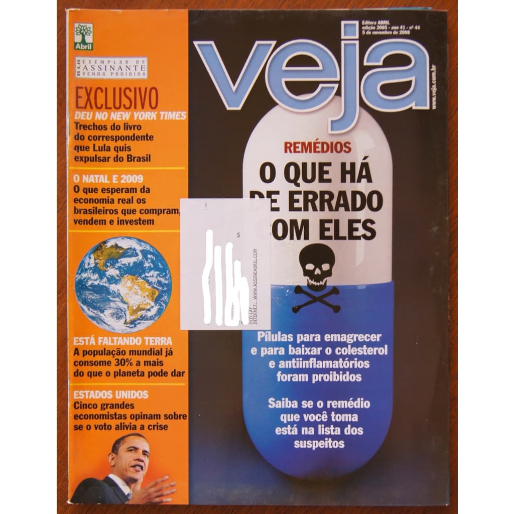 Revista Veja Nº 2085 05 Novembro 2008 007 Quantum of Solace Obama