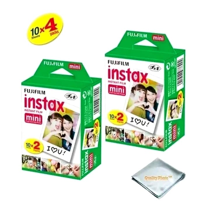 Kit Filme Instax Mini Fujifilm - Pack Com 40 Unidades