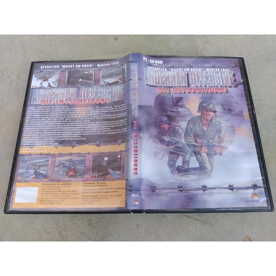 Ardennen Offensive Operation Watchtam Rheim Winter 1944 - Jogo para PC Segunda Guerra Simulação