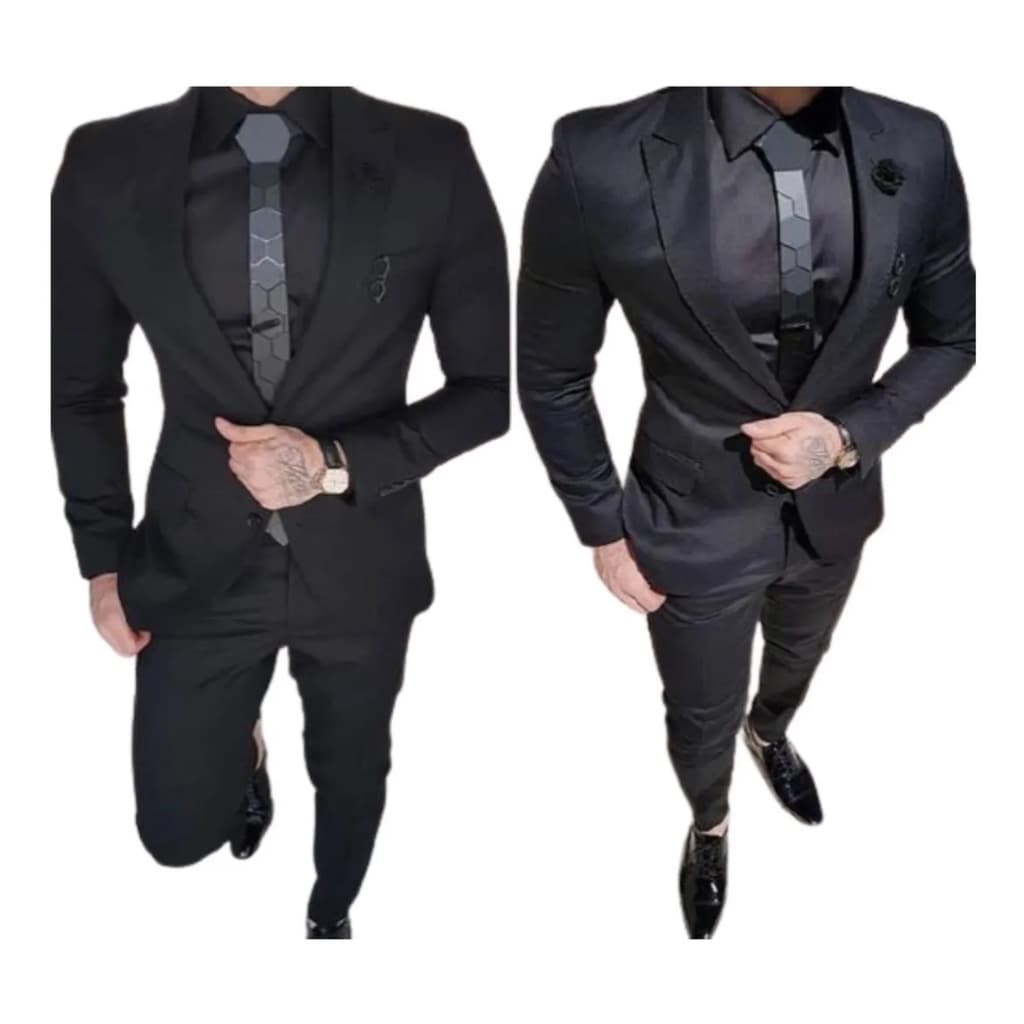Terno Slim Masculino Executivo de Luxo - Paleto+calça+barato