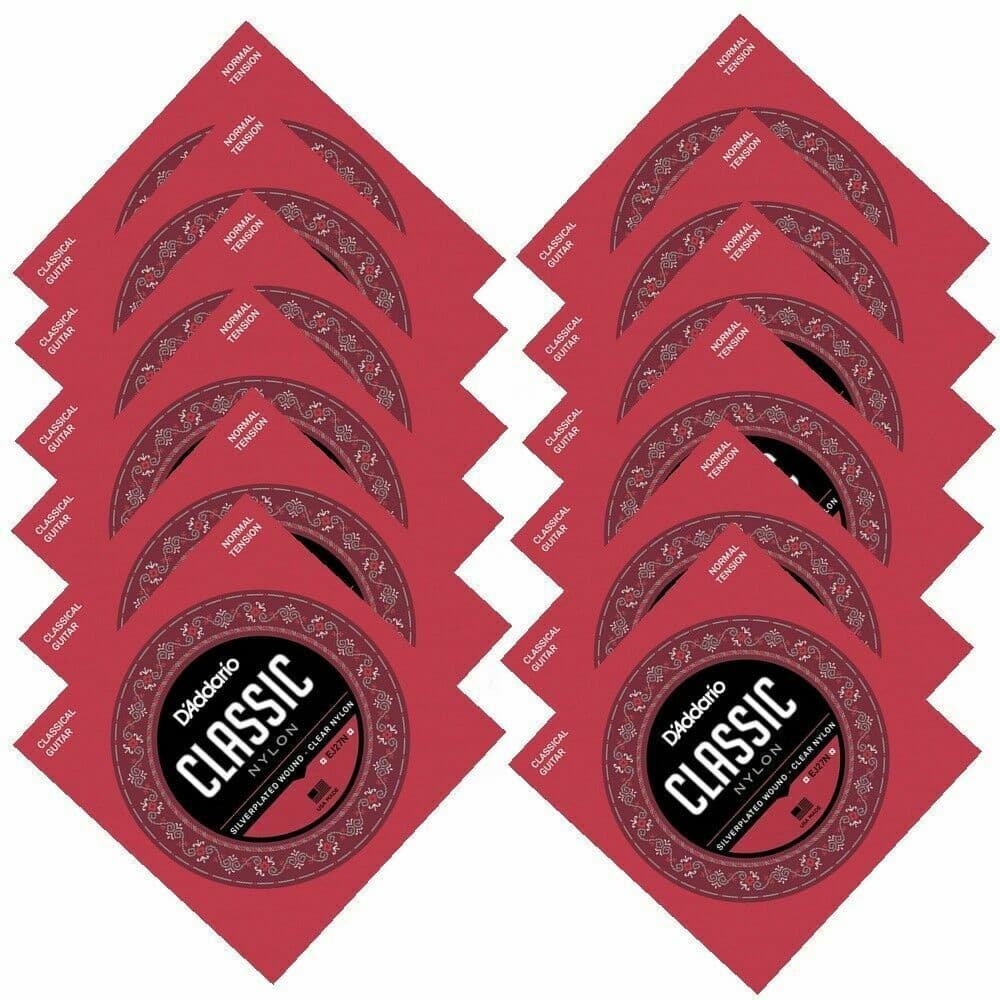 Dadario Ej27N Conjunto De Cordas Clássicas De Náilon / Normal / Tensão Para Guitarra