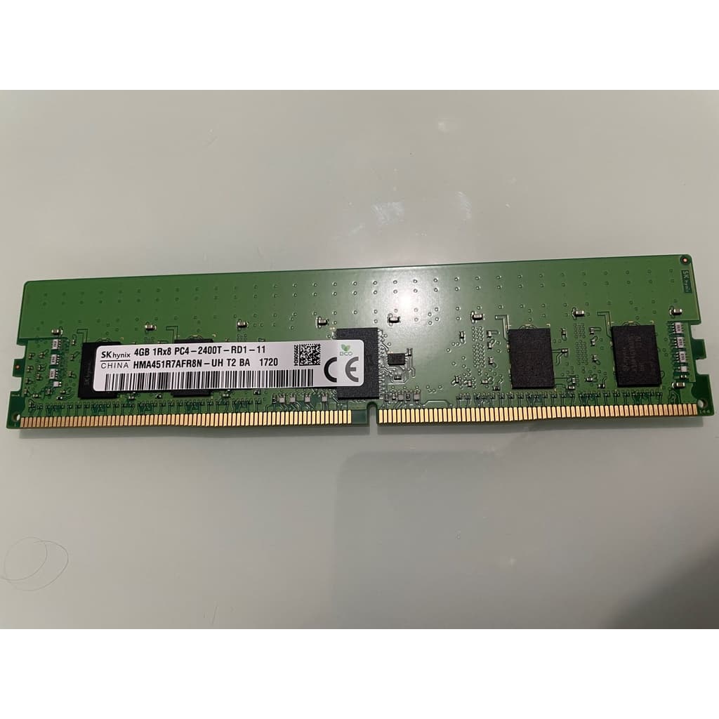 Memoria 4GB Hynix Pc4-2400t-Rd1-11 Ecc Rdimm Servidores Dell, Hp, Lenovo