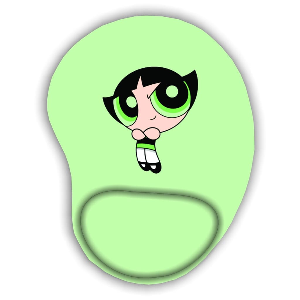 Mouse pad meninas super poderosas com apoio para o pulso