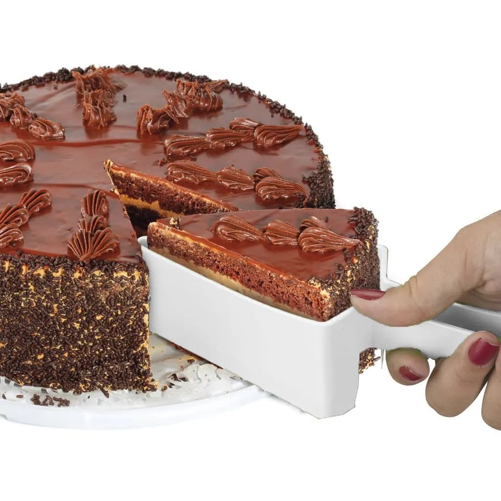 1 Pegador Fatiador Cortador Para Bolo Tortas E Doces Culinária Triangular